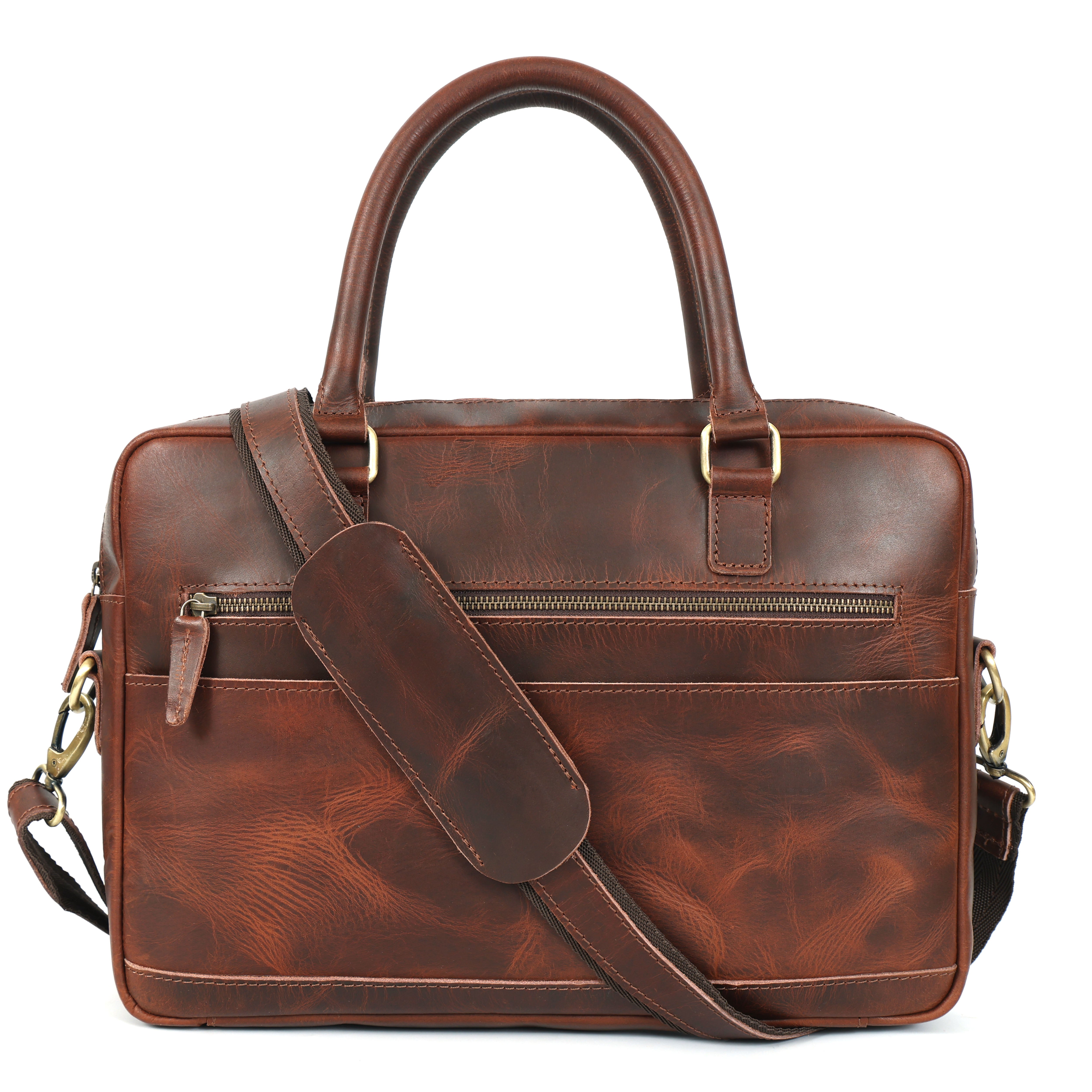 Julian Buffalo Leather Briefcase