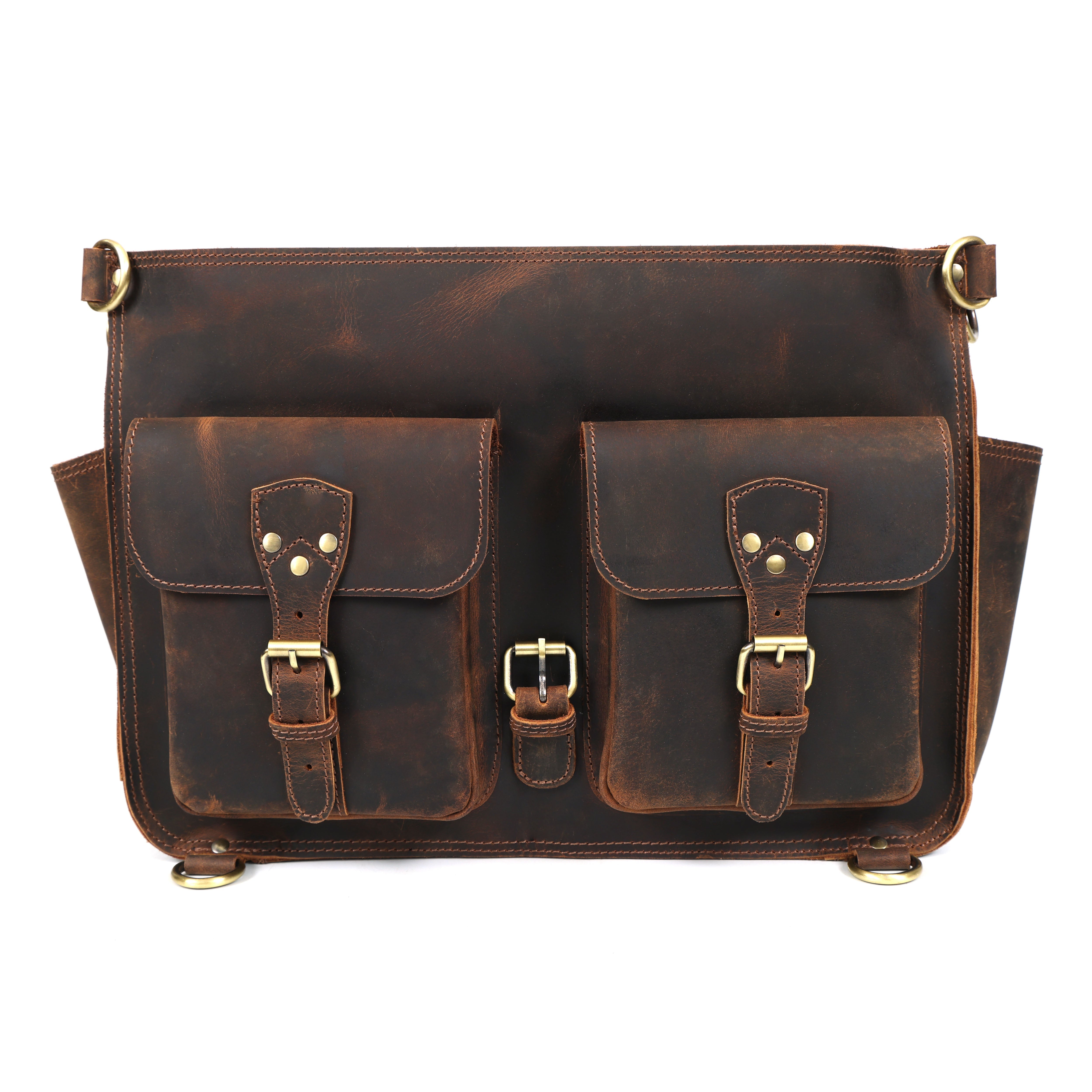 Cody Buffalo Leather Briefcase