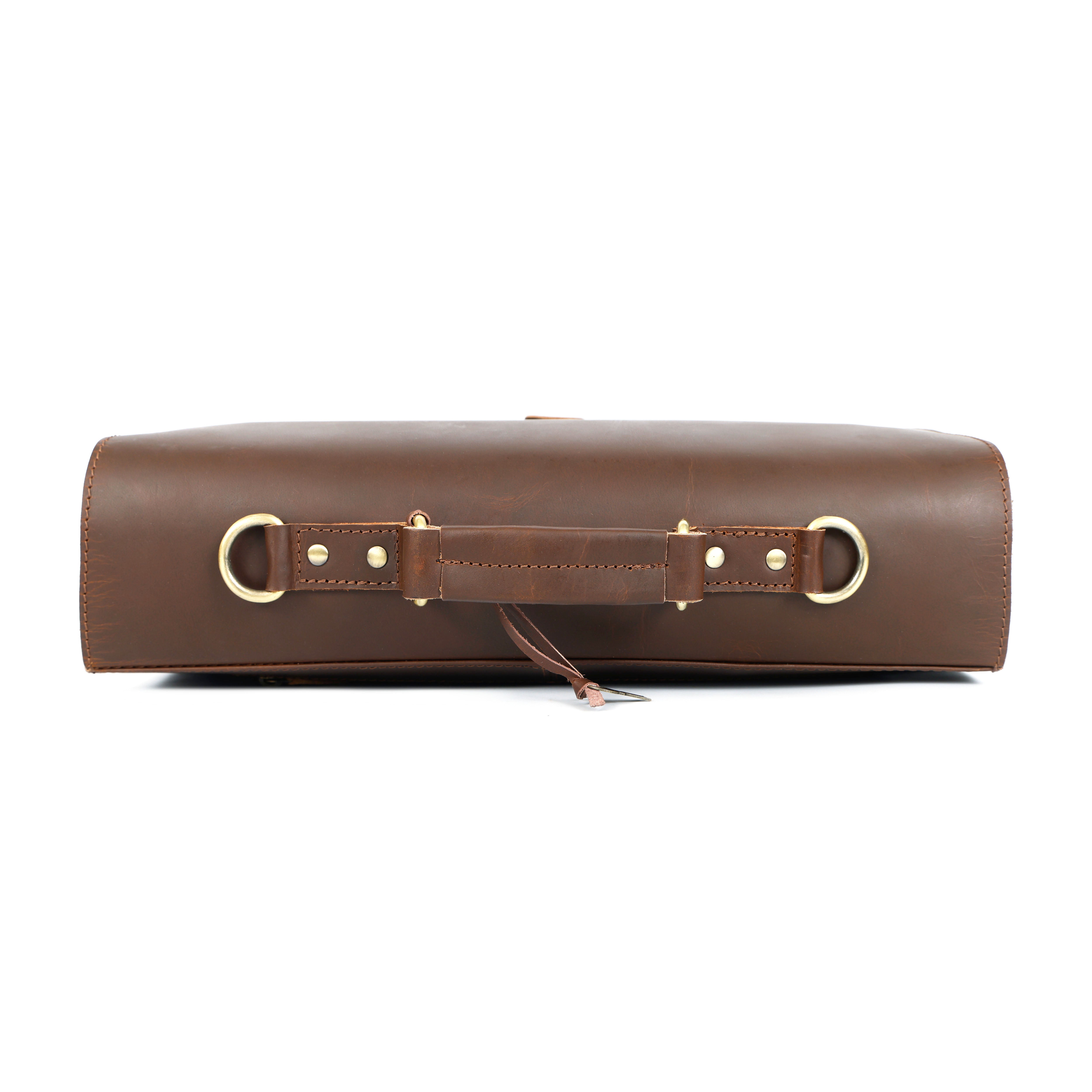 Bennett Buffalo Leather Messenger Bag for Men