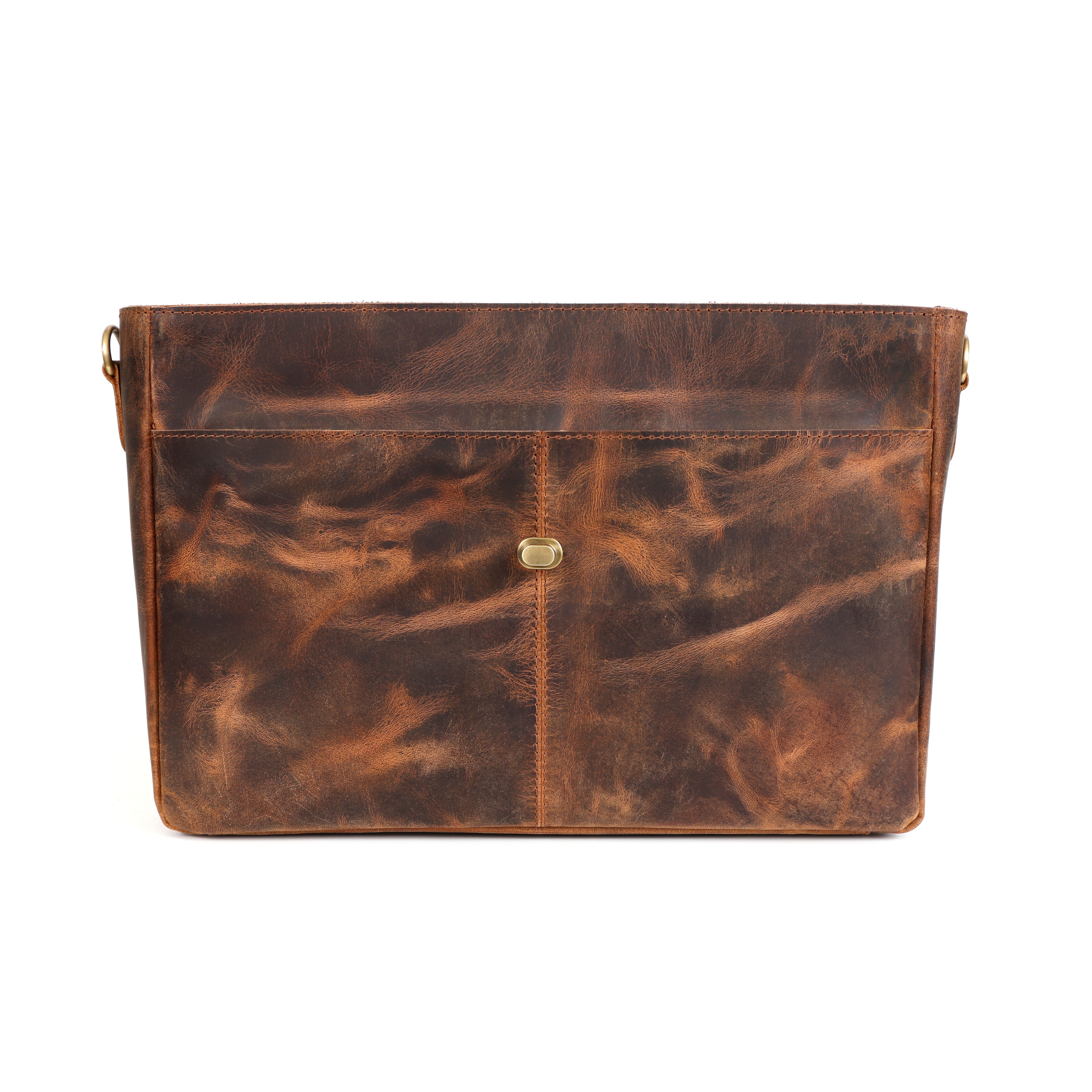 Apollo Buffalo Leather Messenger Bag for Men