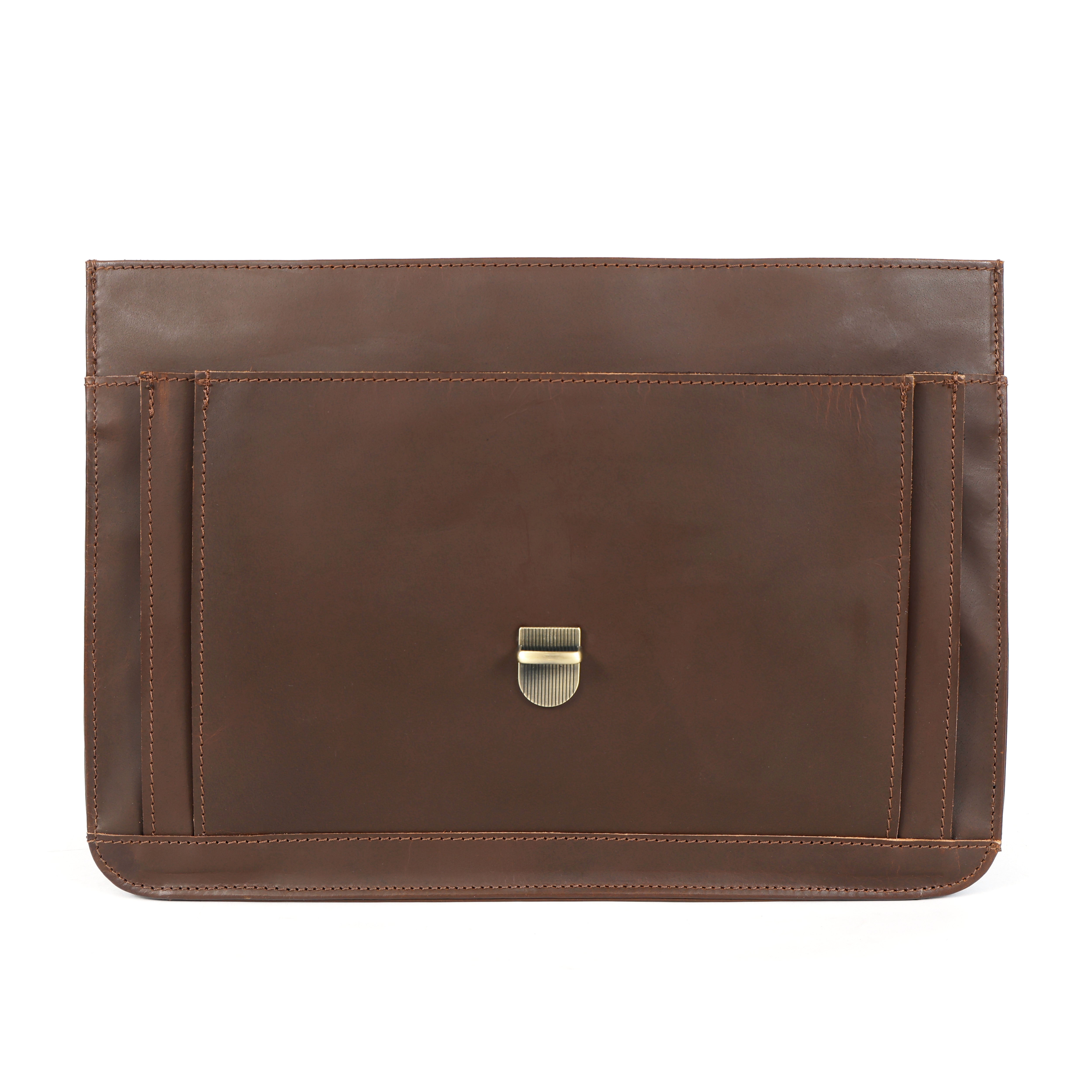 Bennett Buffalo Leather Messenger Bag for Men