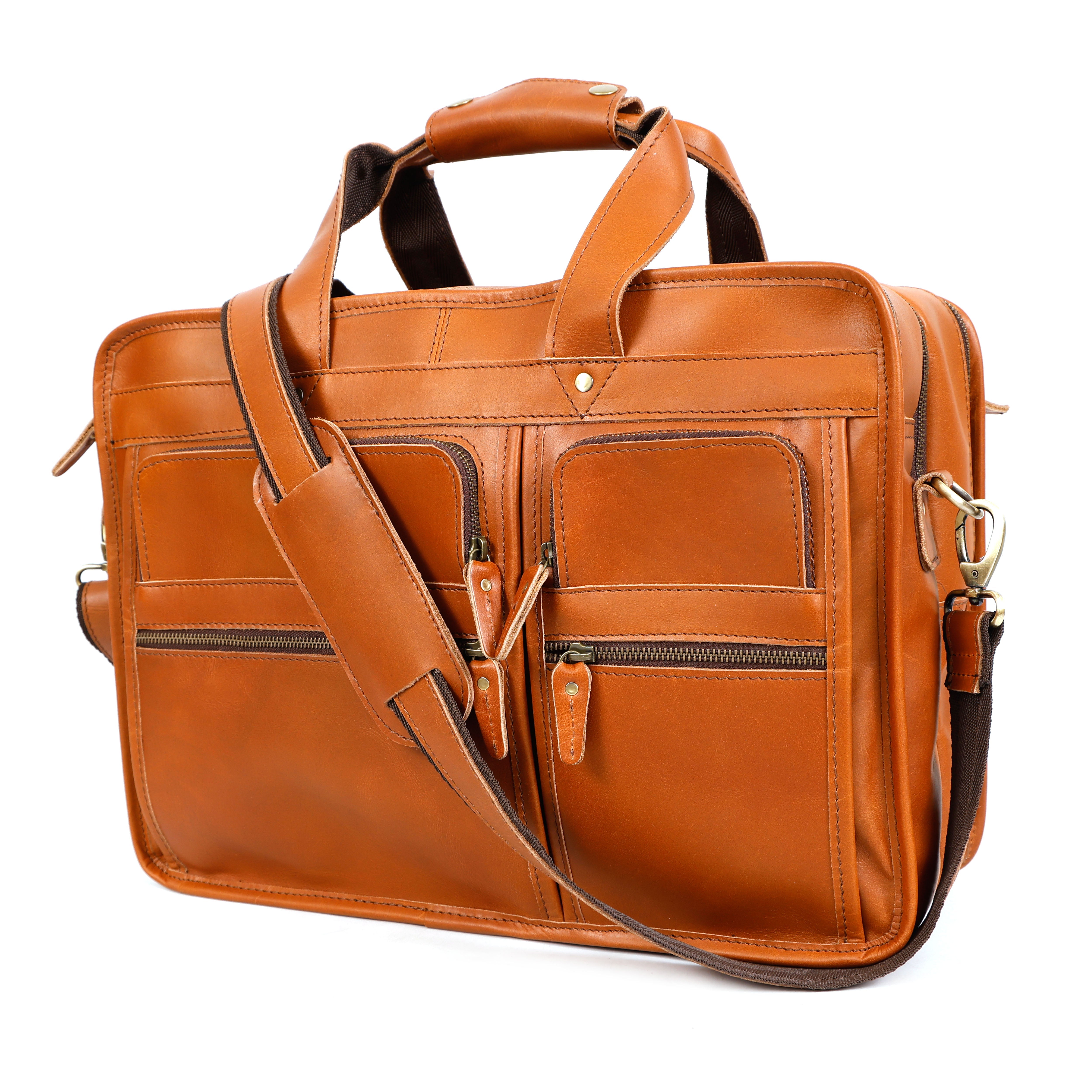 Tanner Leather Briefcase