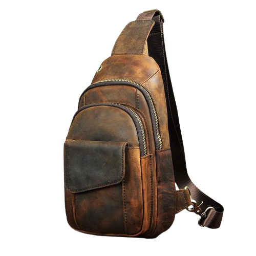 Cali Buffalo Leather Sling Bag