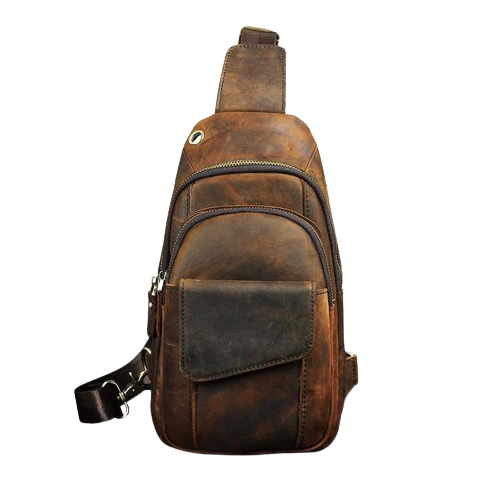 Cali Buffalo Leather Sling Bag