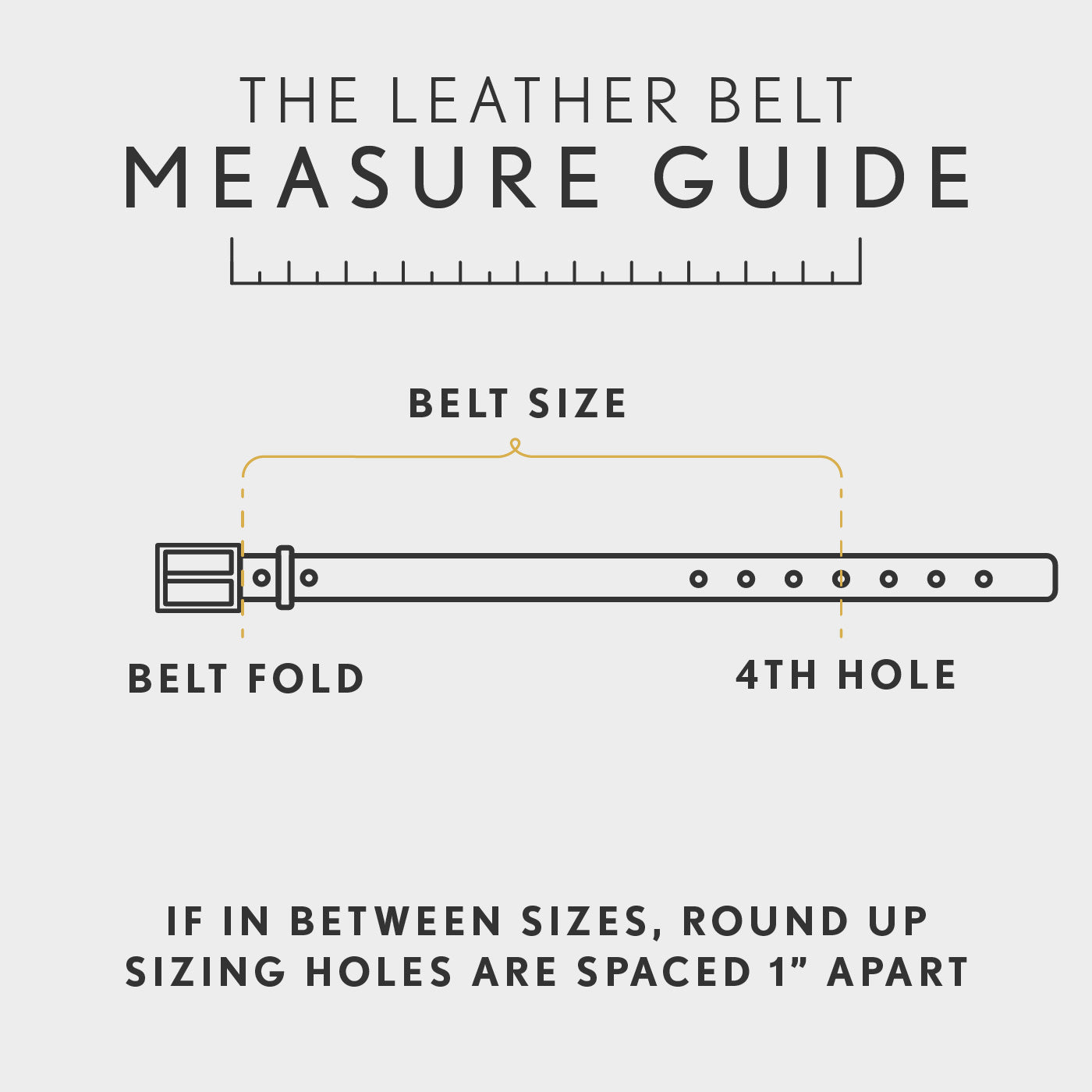 Men's Top Stitch Leather Belt